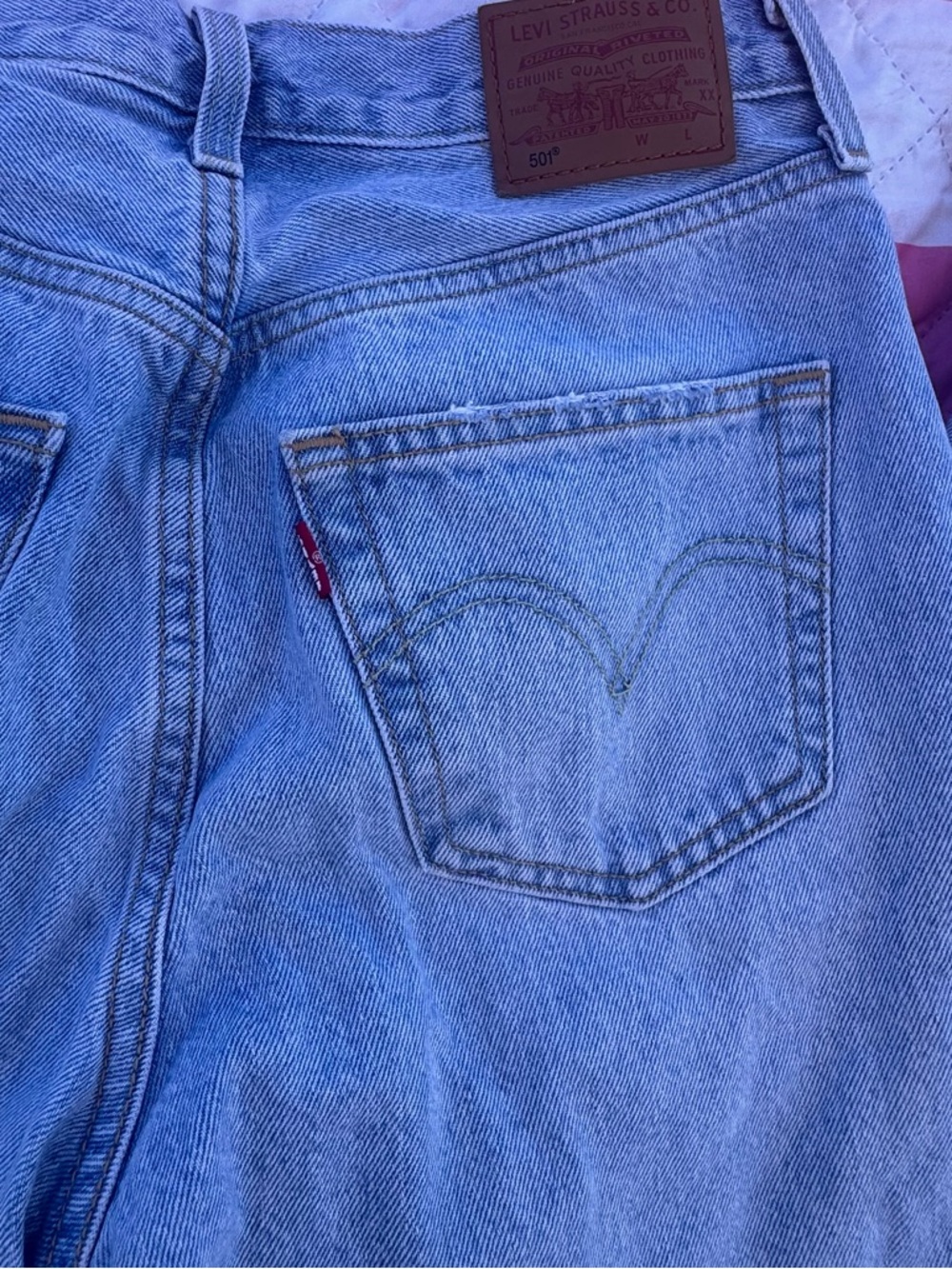 Levi's Light Blue Straight-Leg Jeans